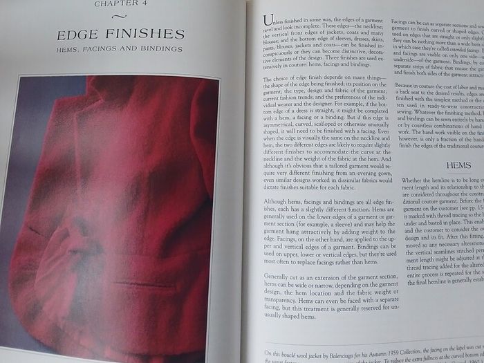 Couture Sewing Techniques Claire Shaeffer Hardback