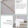 3 Layers kitchen storage and organization Stainless steel dish drainer Multi-layer Kitchen shelf Pan organizer Floor-standing Rack Image 3