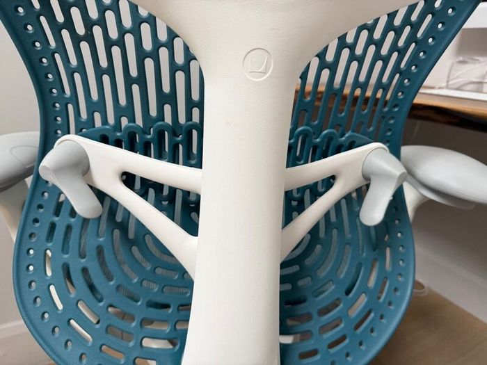 Herman Miller Mirra 2, Fully Loaded, Turquoise/White, Genuine