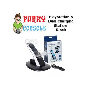 PlayStation 5 Controller Dual Charger Docking Station PS5 Charging Stand Dock Black