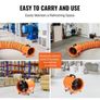 Portable Ventilator, 406.4m Heavy Duty Cylinder Fan with 5m Duct Hose, 900W Strong Shop Exhaust Blower 5175CFM Image 4