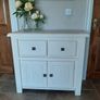 French Ivory Cream Danube Oak Sideboard Cabinet Image 6