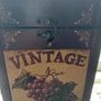 Vintage Grapes Wooden Wine Box Image 2