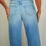 Luxury designer LAgence ladies blue denim wide leg jeans BRAND NEW Image 4