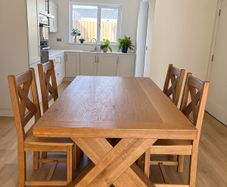 Dining table and chairs