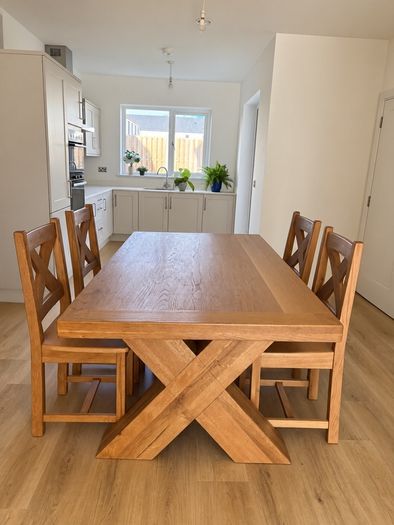 Dining table and chairs