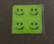 8 x Reflective stickers