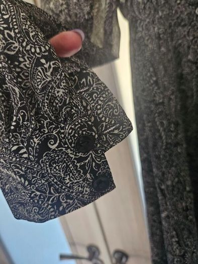 New look black and white dress