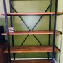 industrial style bookcase / shelf unit Image 2