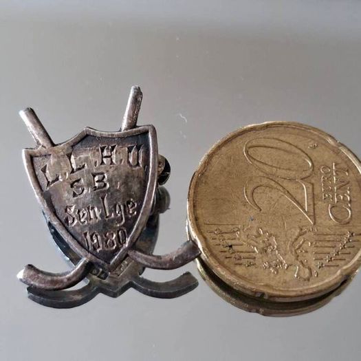 Irish Silver Hockey Pin Badge