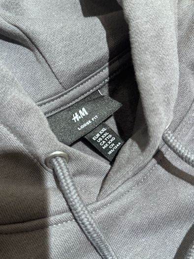 Grey Loose Fit Hoodie (size XXL)