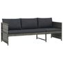 Grey Garden Lounge Set | PE rattan | Large | Modular Image 4