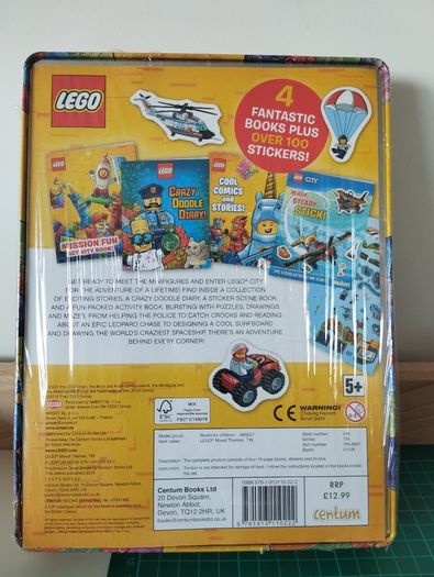 LEGO Book & Sticker Tin 2019