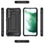 Black Shockproof Armour Case For Samsung Galaxy S23 Hybrid Back Cover Image 2