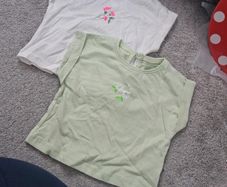 Brand New with without tags Leigh Tucker 2 pack cotton short sleeved tops age 3-6months