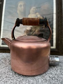 vintage copper kettle