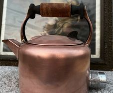 vintage copper kettle