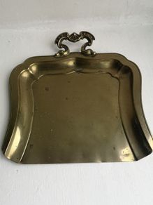 Vintage Brass Crumb Tray