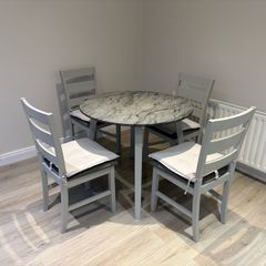 Round 4 seater dining set