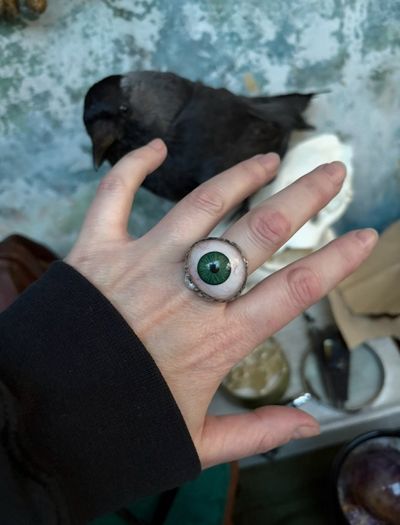 1 Custom Made I Only Have Eyes for You Handcrafted Eye Ring