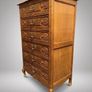Louis XV Style Carved Oak French Tallboy Image 2
