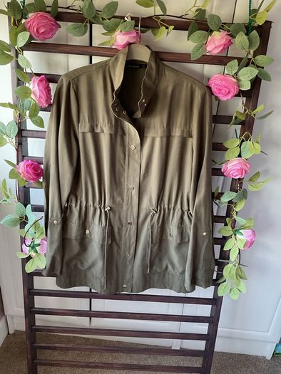 jacket Zara size medium khaki utility style jacket