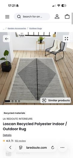 Free La Redoute rug RRP 400 eur