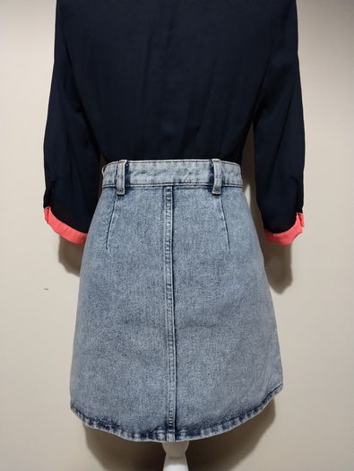 Vintage blue Denim Skirt, New With Tags