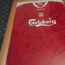 Memorabilia official matchday liverpool jersey framed signed shirt 04/05 season Image 4