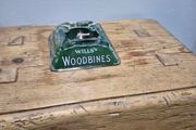 Wills Woodbine glass ashtray