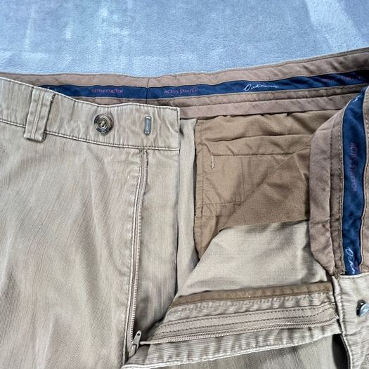 Oakman Vintage Active Stretch Canvas Chinos W36 L32 Brown