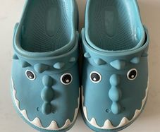 Dinosaur Swim Shoes, Kids Size 8 or EU 25, Age 2 to 4