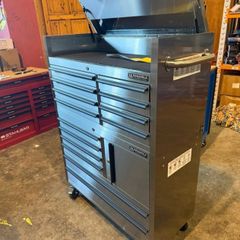 tool box 41inch wide 53inch tall without the wheels on