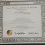 Franklin Mint Limited Edition John Wayne Decorative Plate Image 3