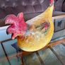 Vintage Hen Chicken Rooster Figurine Farmhouse Kitchen Cottage Decor Image 10