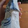 Blue and white figurine vintage hollow inside Image 5