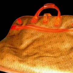 Vintage Authentic Christian Dior Honeycomb Garment Bag