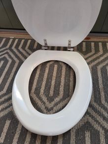Toilet Seat Wooden White