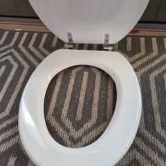 Toilet Seat Wooden White