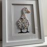 Handmade Framed Duck Pique Assiette Mosaic Image 2