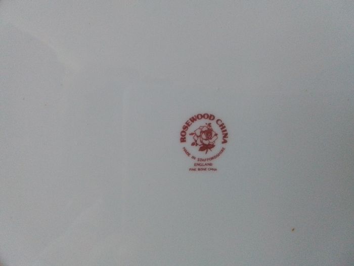 Rosewood China Collectors Plate With Squirrels