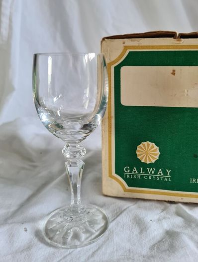 Vintage Galway Crystal sherry Glasses