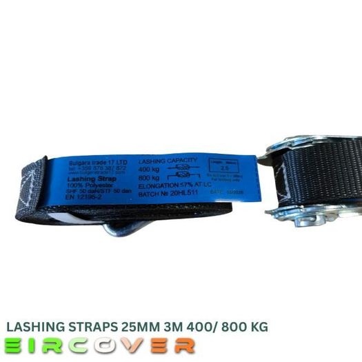Heavy Duty Ratchet Straps 35mm 5m 2000/ 4000 kg Bl