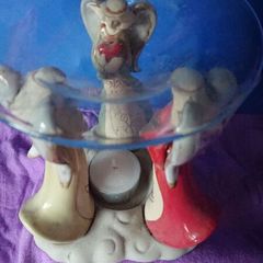 Ceramic Angel Tealight oil burner