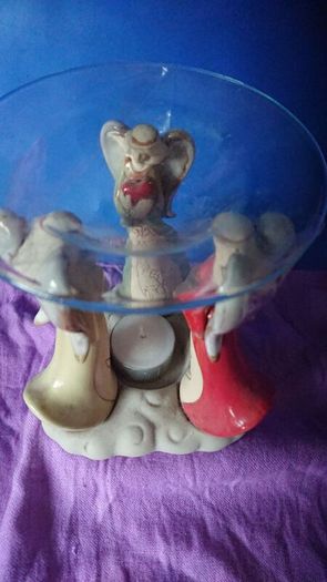 Ceramic Angel Tealight oil burner