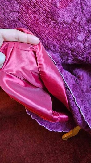 Avoca Raspberry pink purple skirt and top wool set