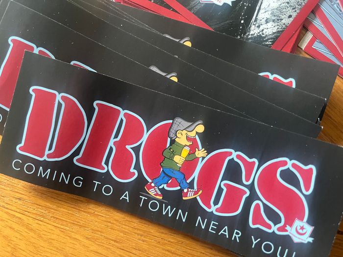 Drogheda FC - Large Stickers
