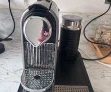 nespresso machine with frother