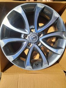 4x Nissan 16 inch Alloy Wheels 2 Refurbed  2 Need Paint