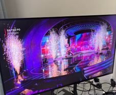 LG 49" 4K Professional Monitor (49UH5F-H) - Mint Condition with Stand & Remote
